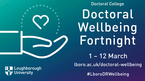 doctoral wellbeing fortnight poster